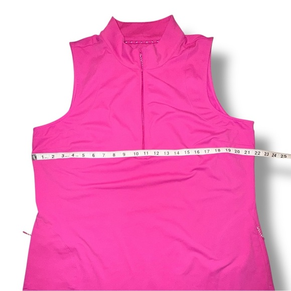 TOMMY BAHAMA Aubrey IslandZone® Mock Dress - XL Very Berry - Picture 7 of 12